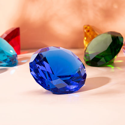 Blue Diamond Shaped Crystal Centerpiece (50mm/60mm)