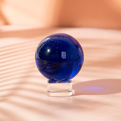 Blue Crystal Ball with Stand (40mm/50mm/60mm)
