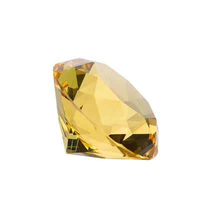 Yellow Diamond Shaped Crystal Centerpiece (50mm/60mm)
