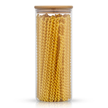 Glass Storage Jars with Airtight Lids Set