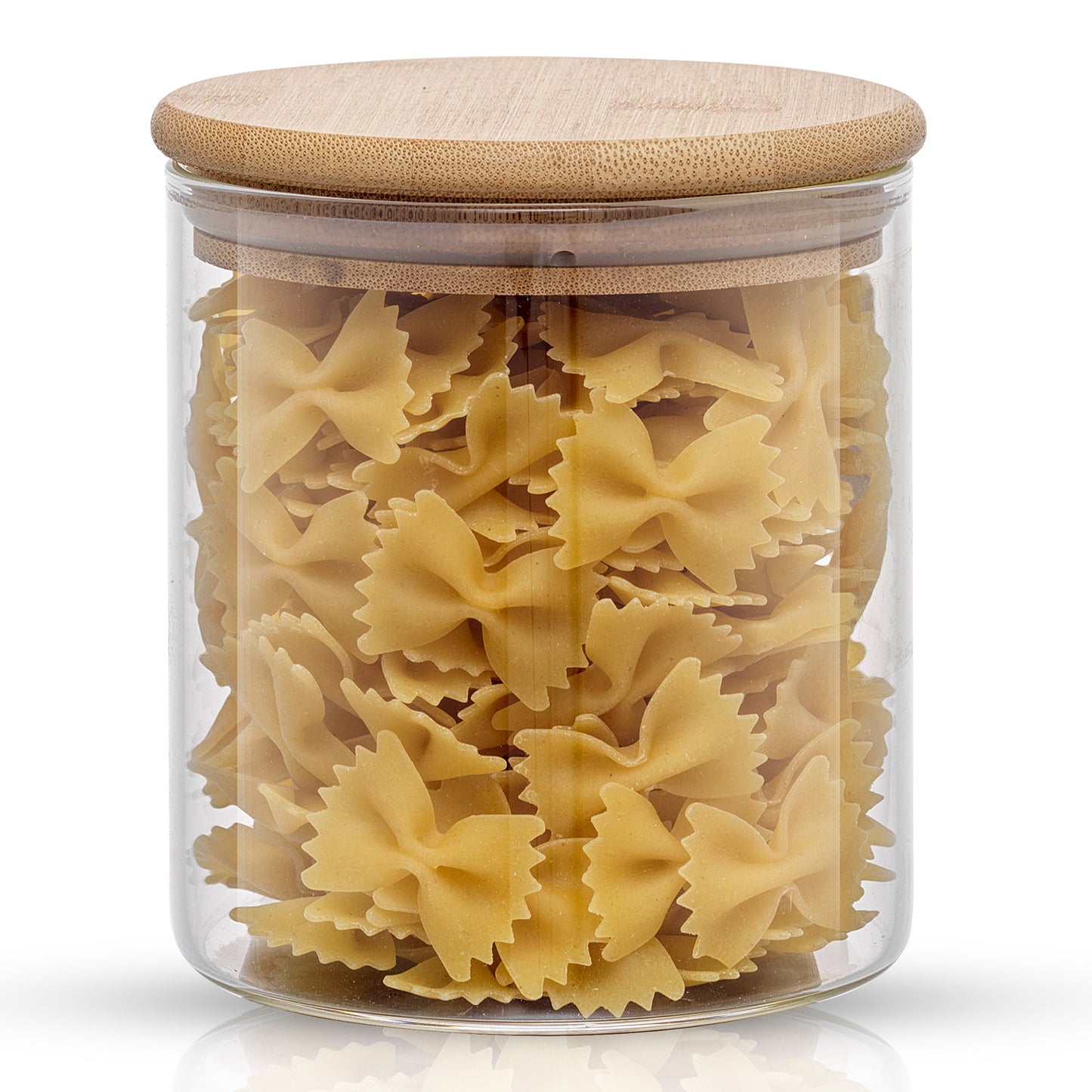 Glass Storage Jars with Airtight Lids Set