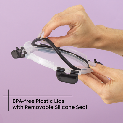 12 Glass Storage Containers with Leakproof Lids Set