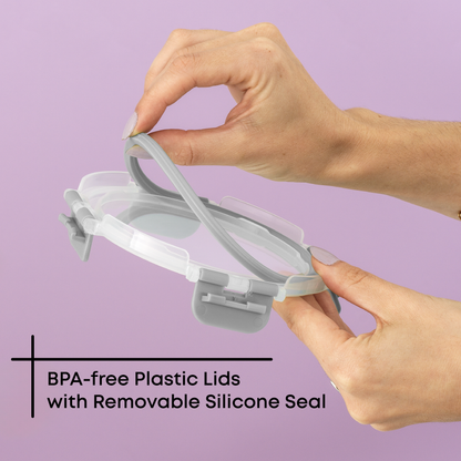 12 Glass Storage Containers with Leakproof Lids Set