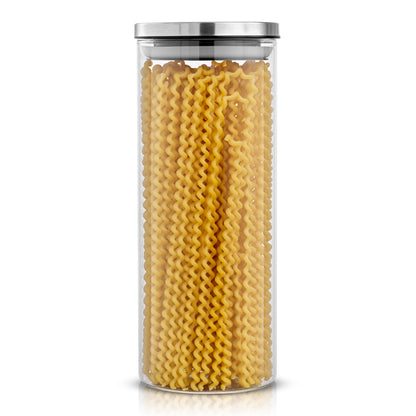 Glass Storage Jars with Airtight Lids Set