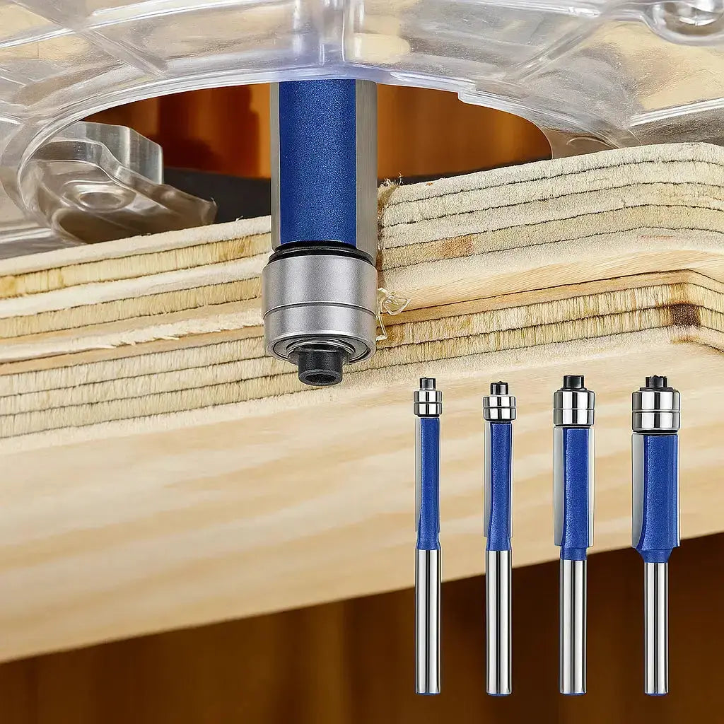 Cleanly milling edges without splinters ¨C Deburring and polishing tool (set of 4)