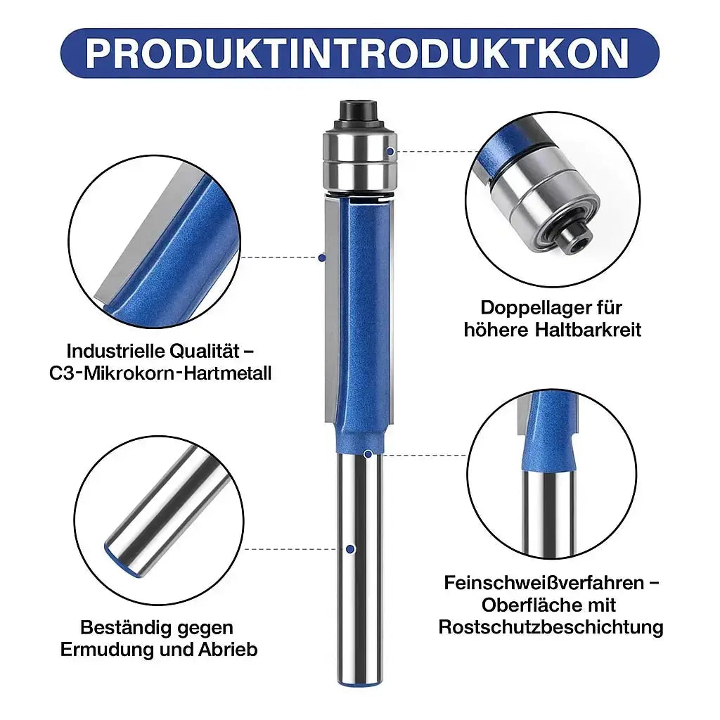 Cleanly milling edges without splinters ¨C Deburring and polishing tool (set of 4)