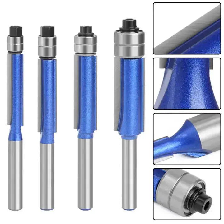 Cleanly milling edges without splinters ¨C Deburring and polishing tool (set of 4)