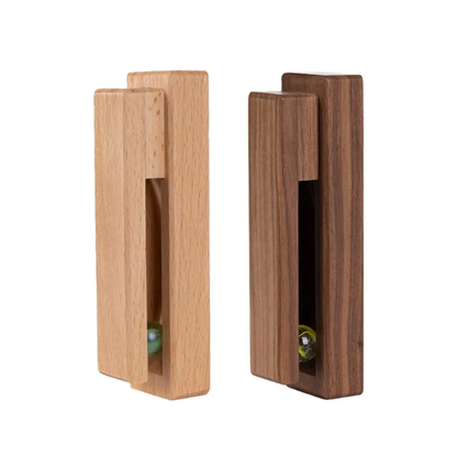 Marble Slide Wood Towel Holder With Easy Mount
