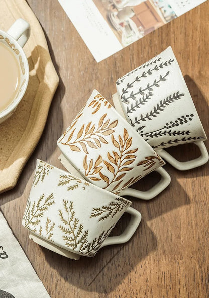 Organic Botanics Ceramic Tea Cups With Exposed Base