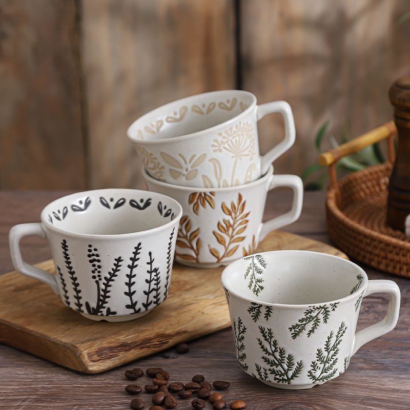 Organic Botanics Ceramic Tea Cups With Exposed Base