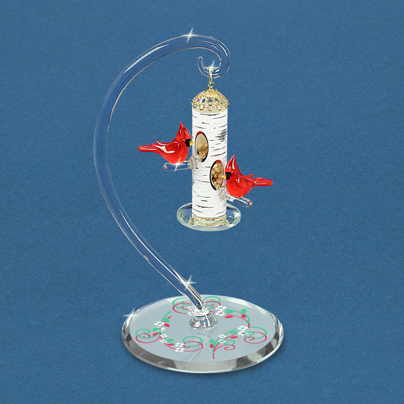 Glass Baron Cardinal Feeder
