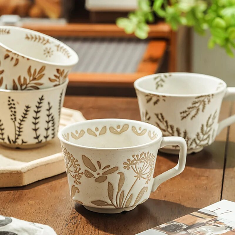 Organic Botanics Ceramic Tea Cups With Exposed Base