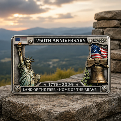 250th Anniversary Commemorative License Plate Frame