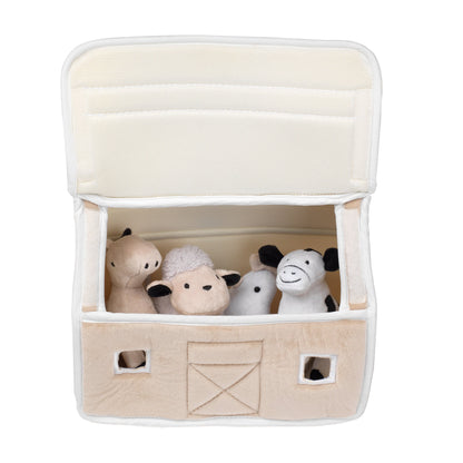 Baby Farm Plush Barn with Animals