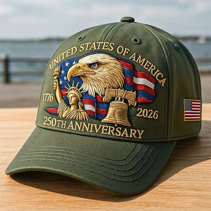 America 250th 1776–2026 Commemorative Hat – Limited Patriotic Edition