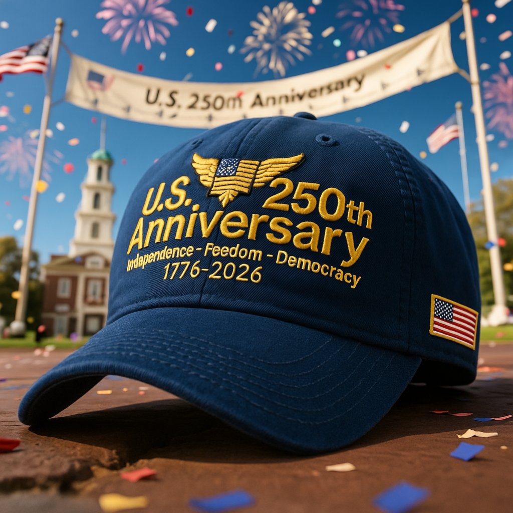 U.S. 250th Anniversary Retro Washed Cap