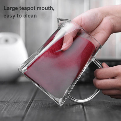 Heat Resistant Borosilicate Glass Teapot With Tea Infuser Filter Tea Kettle Oolong Teapot