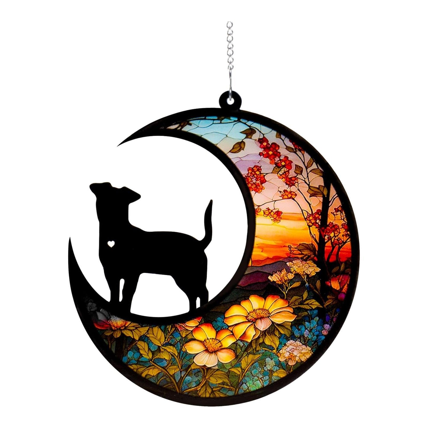 Maxbell Dog Memorial Suncatcher Easy Installation for Loss of Dogs Pet Sympathy Gift