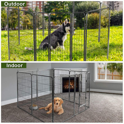48 inch Dog Playpen with Door (8 or 16 pannels)