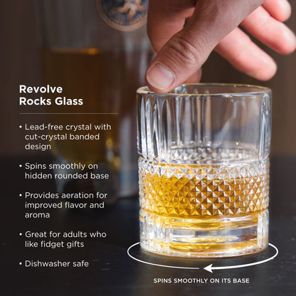Revolve Crystal Rocks Glass