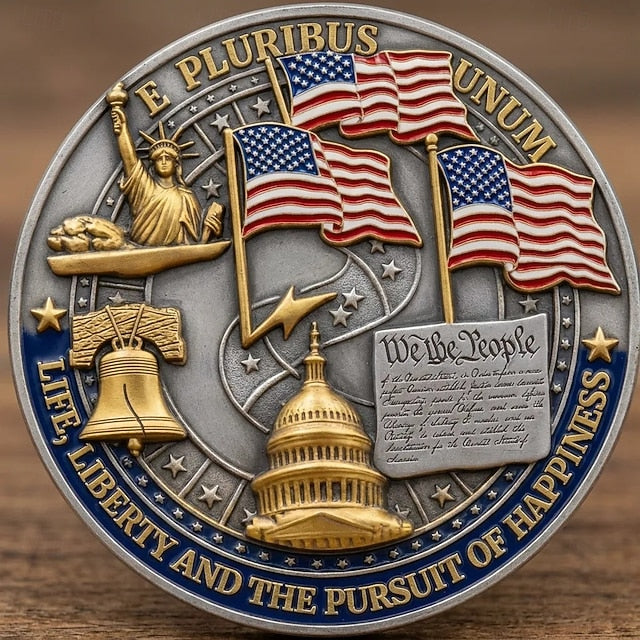 U.S. 250th Anniversary Commemorative Coin – American Eagle Design