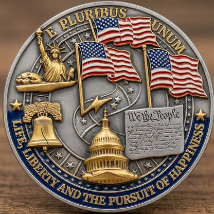 U.S. 250th Anniversary Commemorative Coin – American Eagle Design